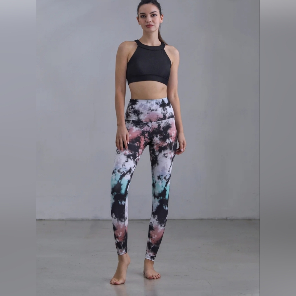 Onzie For Cycle Bar High Basic Midi Leggings, Tru… - image 2